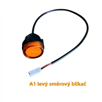 Levé směrové světlo / levý blinkr TYP A KuKirin A1 (originální díl)