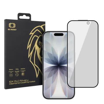 Safírové privátní sklo Tel Protect 10X PRIVACY DLC iPhone 17 / 16 Pro