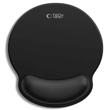 Tech-Protect A200 ergonomická podložka pod myš s gelovou opěrkou – černá