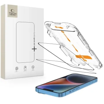 Tech-Protect Quick Set+ 2-Pack Tvrzená skla na iPhone 17e / 16e / 14 / 13 Pro / 13 čirá