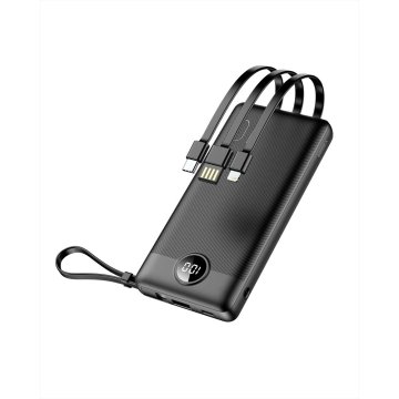 Powerbanka Veger C10 10000mAh (Micro USB + USB-C + Lightning) černá