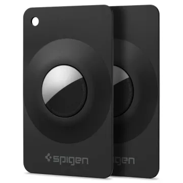 Spigen AirFit 2 pouzdro pro Apple AirTag 1/2, 2 ks, černé
