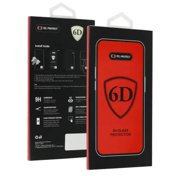 Tvrzené sklo Tel Protect Full Glue 6D iPhone 15 Pro Max