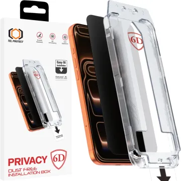 Tel Protect Privacy HD 6D Full Glue iPhone 17 Pro, černé