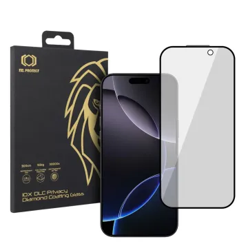 Safírové privátní sklo Tel Protect 10X PRIVACY DLC iPhone 16 Pro Max