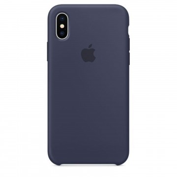 Silikonový kryt Apple Silicone Case iPhone XS/X MRW9ZM/A Půlnočně modrý (Midnight Blue) Silikonový kryt Apple Silicone Case iPhone XS/X MRW9ZM/A Půlnočně modrý (Midnight Blue)