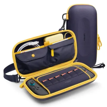 Spigen Nano Pop Pro Pouch Nintendo Switch 2 Pouzdro s organizérem - blueberry navy