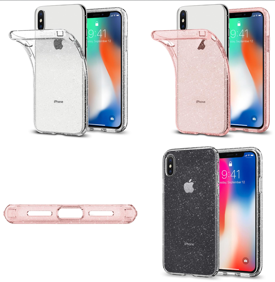 Kryt Spigen Liquid Crystal Glitter na Apple iPhone XS/X Kryt Spigen Liquid Crystal Glitter na Apple iPhone XS/X