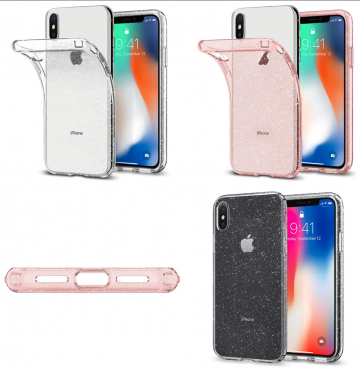 Kryt Spigen Liquid Crystal Glitter na Apple iPhone XS/X Kryt Spigen Liquid Crystal Glitter na Apple iPhone XS/X