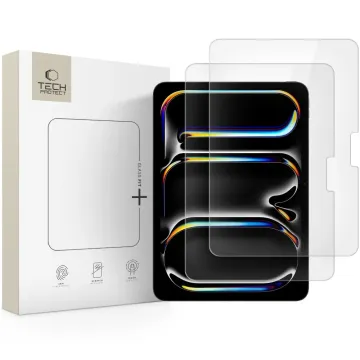 Tvrzen&aacute; skla Tech-Protect Glass Fit+ 2-Pack iPad Pro 13" M4/M5 / Air 13" M4/M3/M2