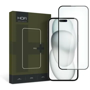 Tvrzené sklo Hofi Glass Pro+ iPhone 15 černé