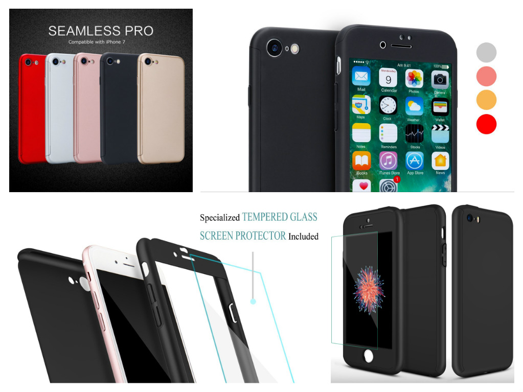 Kryt Defender 360° + Tvrzené sklo na displej Apple iPhone 8/7 Kryt Defender 360° + Tvrzené sklo na displej Apple iPhone 8/7