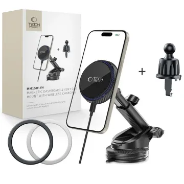 Tech-Protect MM15W-V4 Dashboard & Vent MagSafe držák do auta s nabíjením