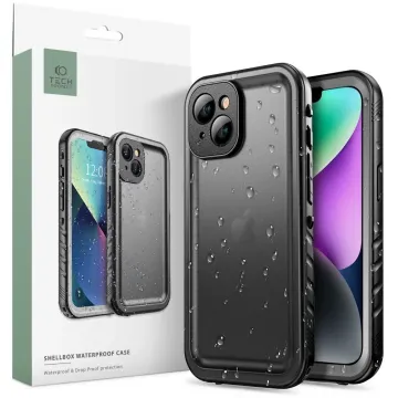 Voděodolné pouzdro Tech-Protect SHELLBOX IP68 iPhone 14 Plus černé