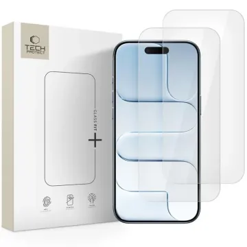 Tvrzené sklo Tech-Protect Fit+ 2-Pack iPhone Air čiré