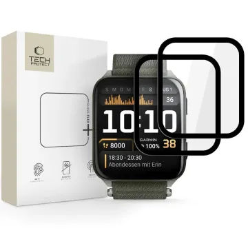 Tech-Protect Glass Flex+ 2-Pack Ochrana displeje Garmin Venu X1 černá