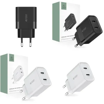TECH-PROTECT C20W nab&iacute;ječka do s&iacute;tě s 2x USB-C PD20W