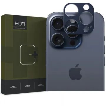 Ochrana fotoaparátu HOFI ALUCAM Pro+ na iPhone 15 Pro / 15 Pro Max tmavě modrá