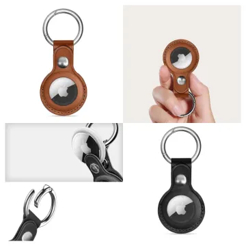 Kožené pouzdro Tech-Protect NaturalFit na Apple AirTag 1 / 2