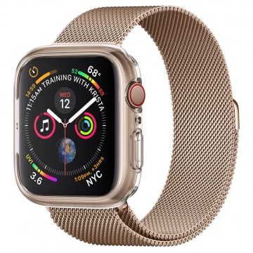 Pouzdro Spigen Liquid Crystal na Apple Watch Series 4/5/6/SE (44mm) čiré