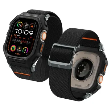 Kryt s řemínkem Spigen Lite Fit Pro Apple Watch Ultra 1/2/3 (49mm) Matně černý
