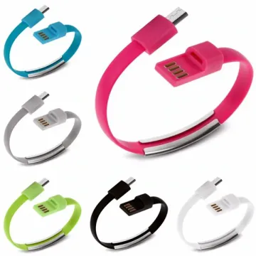 Kabel Toptel Bracelet USB / Micro USB v podobě n&aacute;ramku