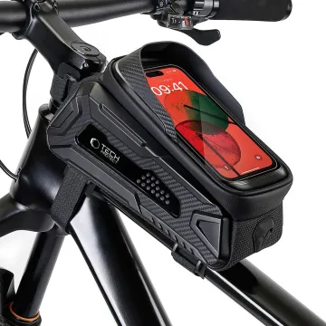 TECH-PROTECT SAKWA V2 "L" Brašna s držákem mobilu na kolo - černá