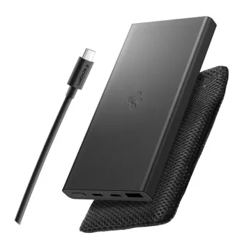 Hliníková powerbanka Spigen EA2210 10000mAh 22,5W černá