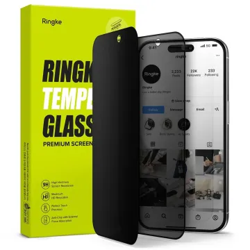 Prémiové tvrzené sklo Ringke TG Privacy iPhone 15 Pro Max