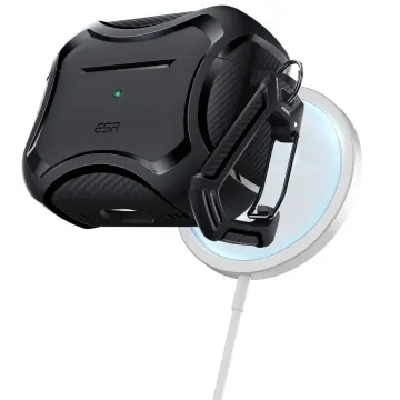 Pouzdro ESR Cyber Armor with HaloLock pro Apple AirPods Pro 1/2 černé