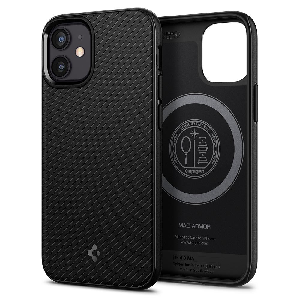 Spigen Mag Armor iPhone 12 mini černé Spigen Mag Armor iPhone 12 mini černé