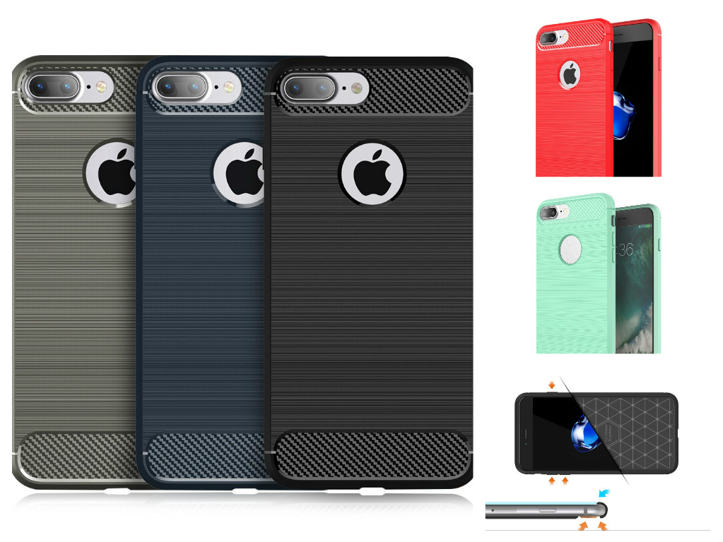 Stylový kryt Carbon Armor pro iPhone 8 Plus / 7 Plus Stylový kryt Carbon Armor pro iPhone 8 Plus / 7 Plus