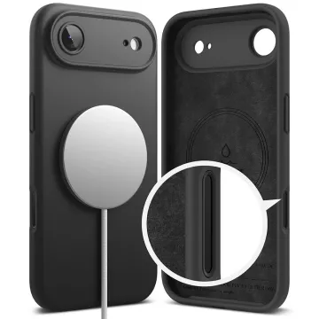 Ringke Silicone Magnetic s MagSafe na iPhone Air černý