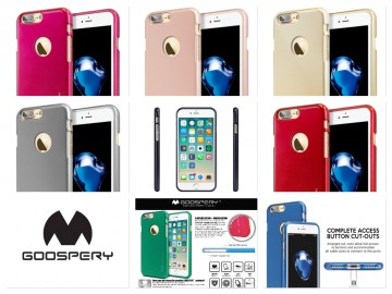 Silikonový obal / kryt iJelly Metal Goospery Mercury Apple iPhone 8 Plus / 7 Plus Silikonový obal / kryt iJelly Metal Goospery Mercury Apple iPhone 8 Plus / 7 Plus