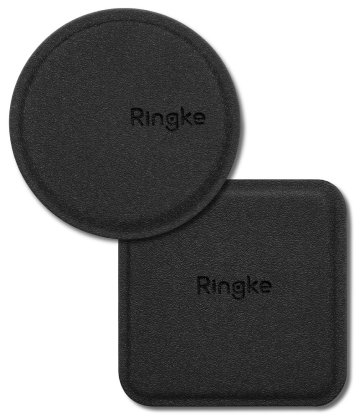 Magnetické nálepky Ringke PU Covered Metal Plate (2-Pack) černé