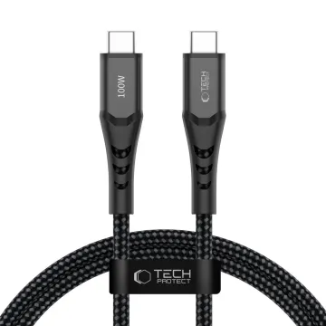 Kabel Tech-Protect Ultraboost UB11T USB-C PD 100W QC3.0 1m černý