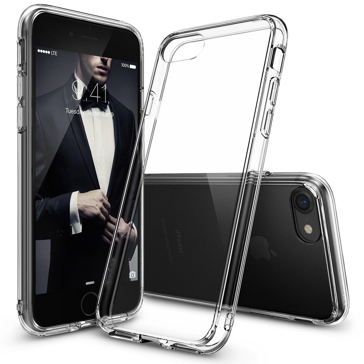 Průhledný čirý obal / kryt Ultra Slim Hybrid na iPhone 8/7 Průhledný čirý obal / kryt Ultra Slim Hybrid na iPhone 8/7