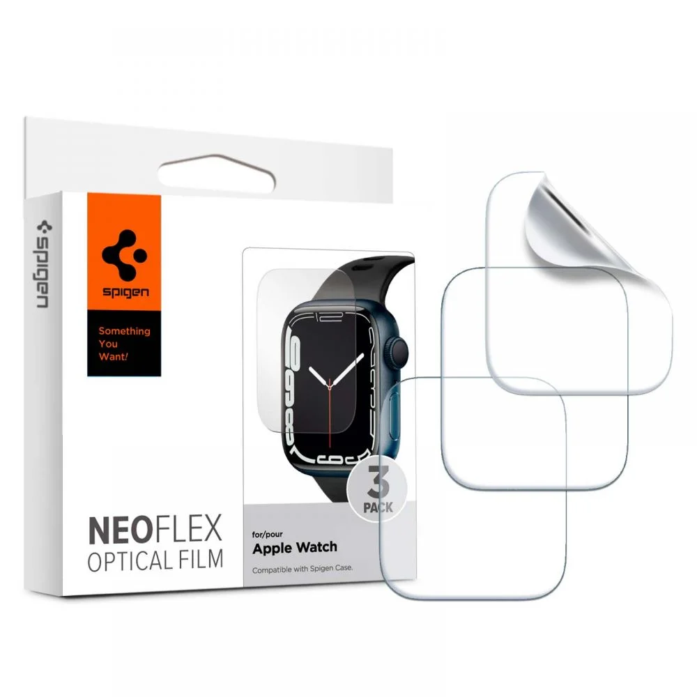 Spigen NEOFLEX Optical Film Apple Watch 6/5/4 (44mm) 3PACK iMore.cz