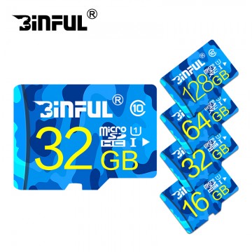 Paměťová karta BINFUL Ocean Blue MicroSDHC/XC Class 10 UHS-I + SD adaptér Paměťová karta BINFUL Ocean Blue MicroSDHC/XC Class 10 UHS-I + SD adaptér