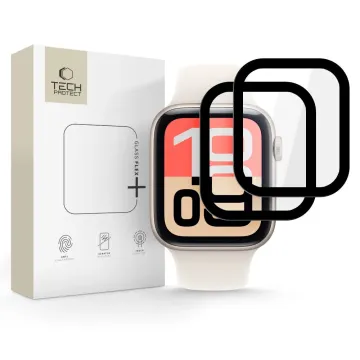 Tech-Protect Glass Flex+ 2-Pack Apple Watch 4 5 6 SE (40mm) černá