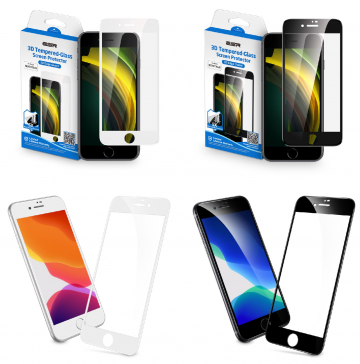 Tvrzené sklo na celý displej ESR Screen Shield 3D pro iPhone 7/8/SE 2020 Tvrzené sklo na celý displej ESR Screen Shield 3D pro iPhone 7/8/SE 2020