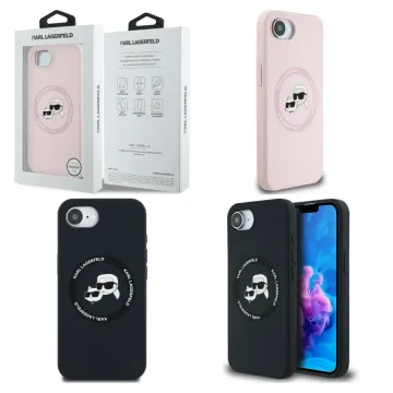 KARL LAGERFELD Liquid Silicone Double Heads MagSafe iPhone 17e / 16e