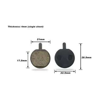 Brzdové destičky RIDERACE Semi-Metallic 019 pro Jacques JAK-5 / B777, Trinx