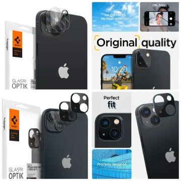 Spigen GLAStR Optik 2-Pack iPhone 14 Plus / 14 / 15 Plus / 15 černá