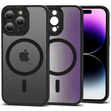Pouzdro Tech-Protect Magmat Cam+ MagSafe iPhone 15 Pro Max Matně černé