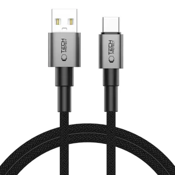 USB-A/USB-C kabel Tech-Protect UltraBoost DNA Type-C 15W/3A 1m Iron Grey