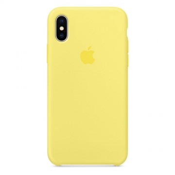 Silikonový kryt Apple Silicone Case iPhone XS/X Citronově žlutý (Lemonade) Silikonový kryt Apple Silicone Case iPhone XS/X Citronově žlutý (Lemonade)