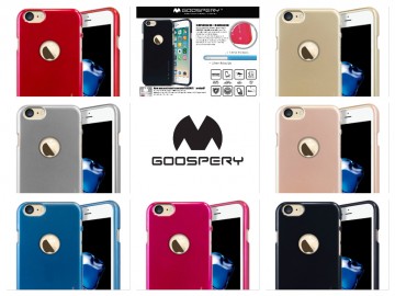 Silikonový kryt iJelly Metal Goospery Mercury Apple iPhone 8/7 Silikonový kryt iJelly Metal Goospery Mercury Apple iPhone 8/7