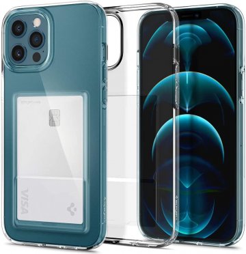 Spigen Crystal Slot iPhone 12 Pro/12 Čiré Spigen Crystal Slot iPhone 12 Pro/12 Čiré