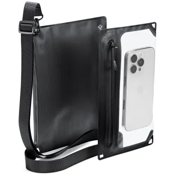 Spigen AquaShield A640 Vodotěsná taška přes rameno a pouzdro  - černá